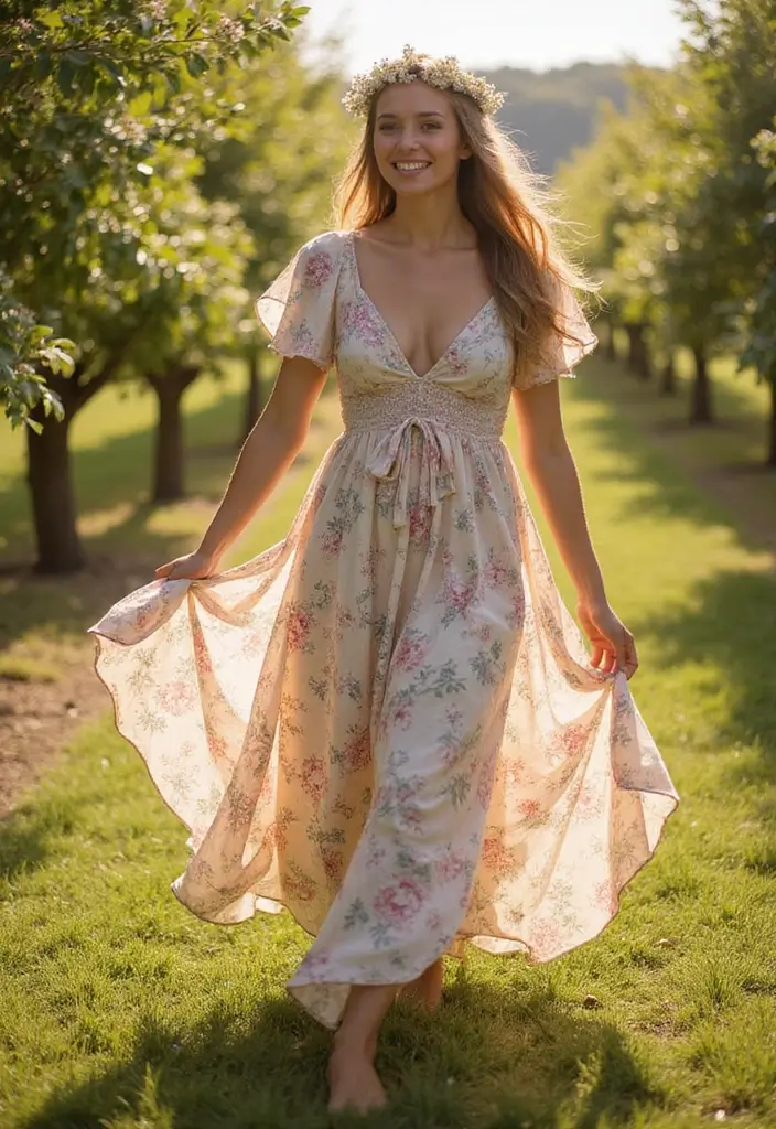 13 Vintage Style Outfits That Are Making a Comeback (Prepare for #6 to Wow You!) - 3. Boho Maxi Dresses