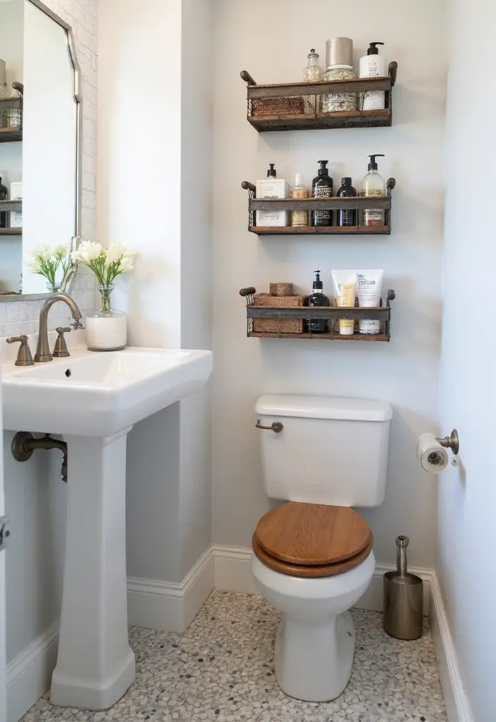 15 Luxurious Bathroom Decor Ideas That Won’t Break the Bank (#8 is a Game-Changer!) - 13. Chic Storage Caddies