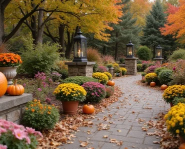20 Colorful Fall Garden Decor Ideas That Will Brighten Your Days (Check Out #3!)