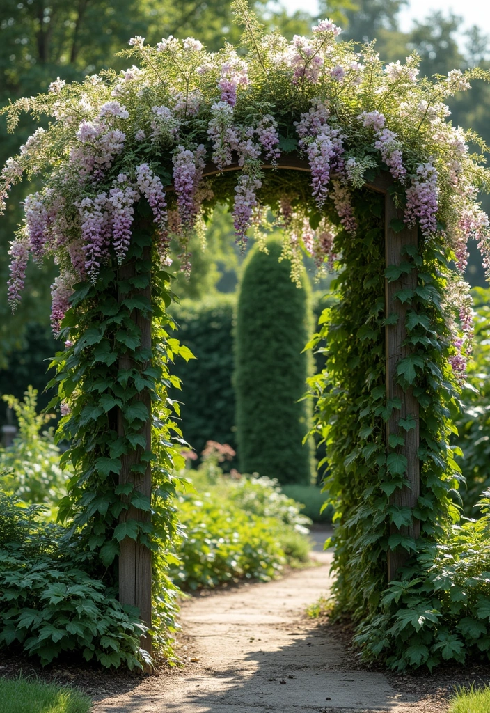 25 Aesthetic Garden Decor Ideas That Will Make Your Neighbors Envy Your Oasis! - 10. Garden Trellis