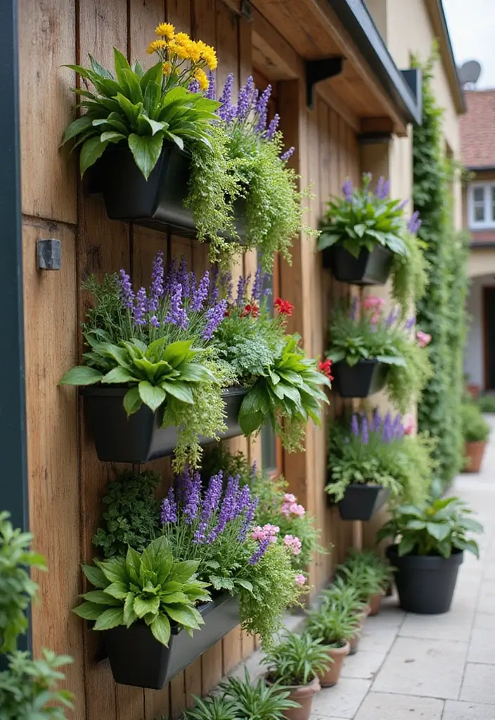 25 Aesthetic Garden Decor Ideas That Will Make Your Neighbors Envy Your Oasis! - 19. Vertical Gardens