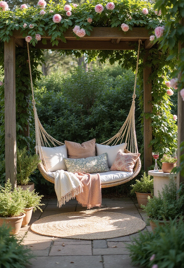 25 Aesthetic Garden Decor Ideas That Will Make Your Neighbors Envy Your Oasis! - 22. Cozy Nook