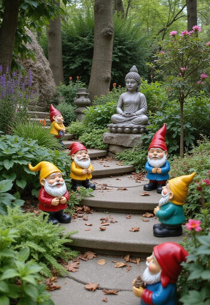25 Aesthetic Garden Decor Ideas That Will Make Your Neighbors Envy Your Oasis! - 6. Whimsical Garden Statues