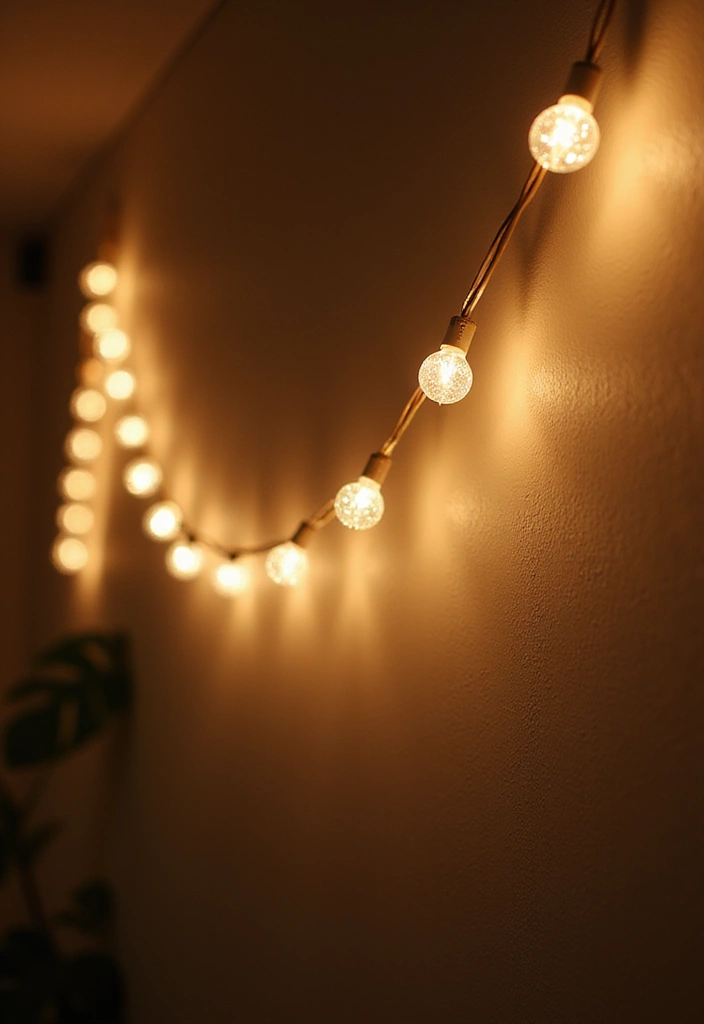 25 Cozy Dorm Room Inspirations to Make Your Tiny Space Feel Like Home! - 1. Brighten Up with String Lights