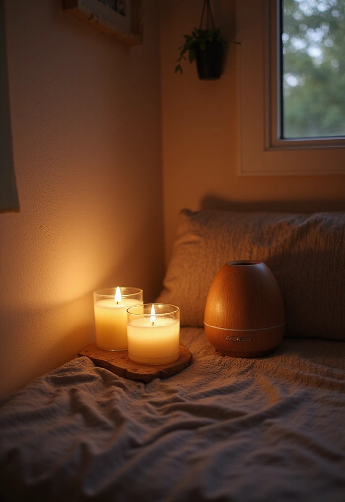 25 Cozy Dorm Room Inspirations to Make Your Tiny Space Feel Like Home! - 13. Set the Mood with Scent