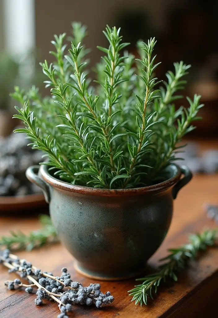 25 Perfect Indoor Herb Pairings in Pots for an Aromatic Kitchen Garden (You Won't Believe #4!) - 15. Rosemary and Sage