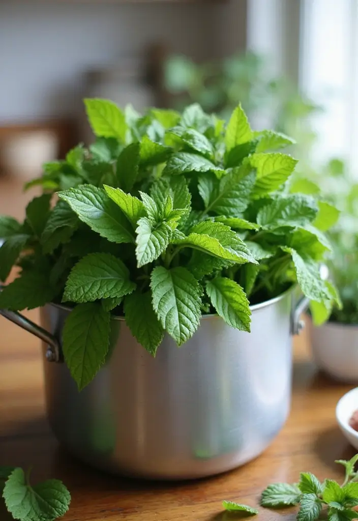 25 Perfect Indoor Herb Pairings in Pots for an Aromatic Kitchen Garden (You Won't Believe #4!) - 16. Tarragon and Mint