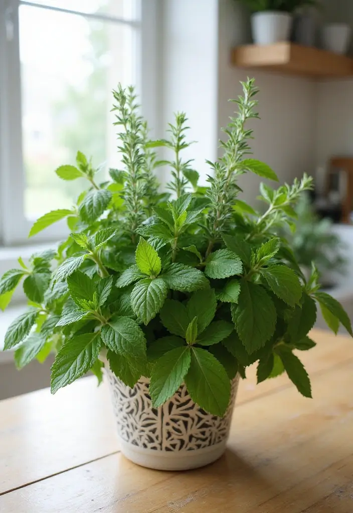 25 Perfect Indoor Herb Pairings in Pots for an Aromatic Kitchen Garden (You Won't Believe #4!) - 2. Mint and Rosemary