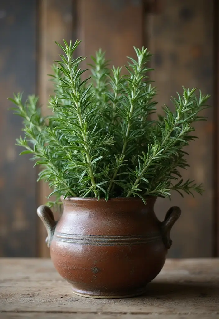 25 Perfect Indoor Herb Pairings in Pots for an Aromatic Kitchen Garden (You Won't Believe #4!) - 20. Rosemary and Thyme