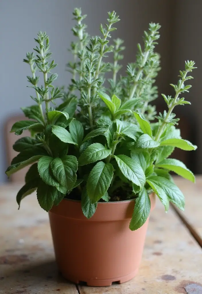 25 Perfect Indoor Herb Pairings in Pots for an Aromatic Kitchen Garden (You Won't Believe #4!) - 7. Sage and Thyme