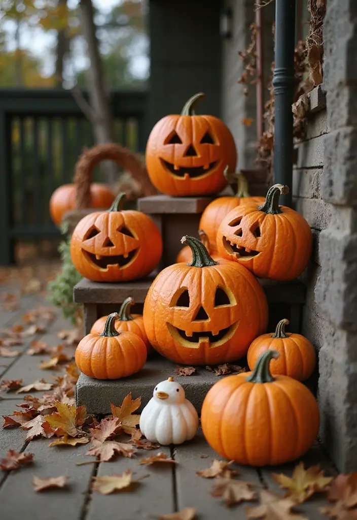 13 Vintage Halloween Decorations That Will Haunt Your Guests in the Best Way! - 1. Classic Jack-O'-Lanterns