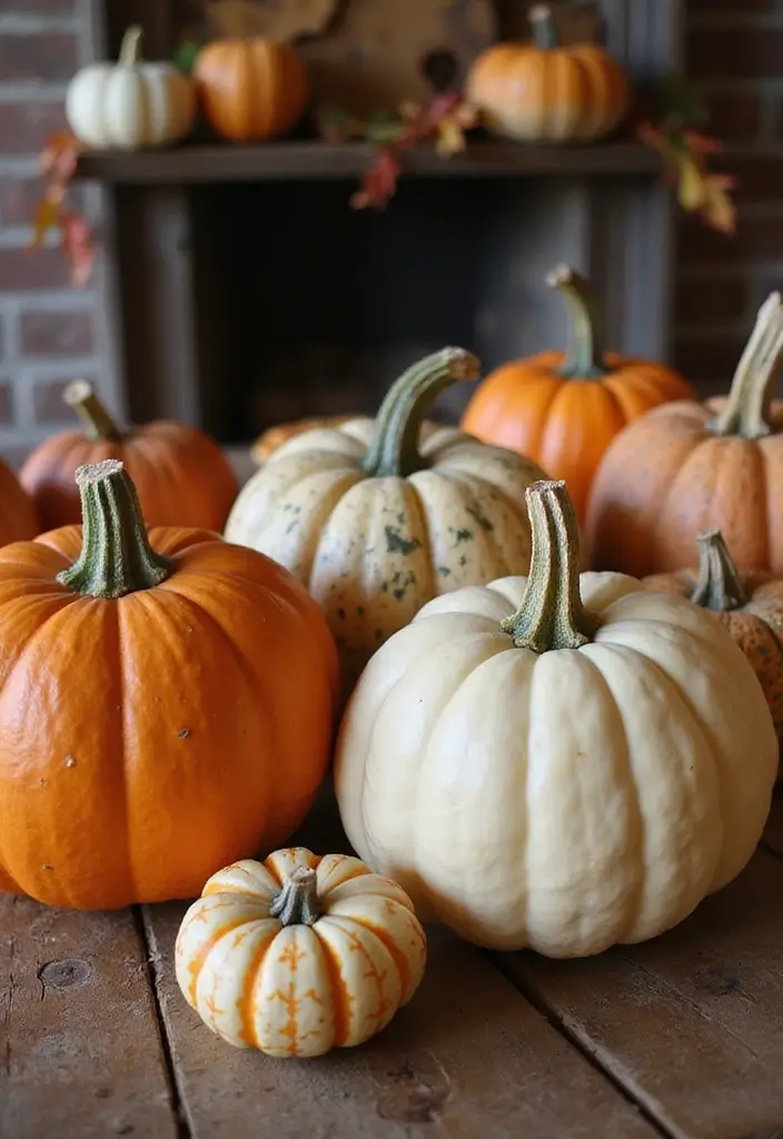 13 Vintage Halloween Decorations That Will Haunt Your Guests in the Best Way! - 12. Retro Styled Pumpkins