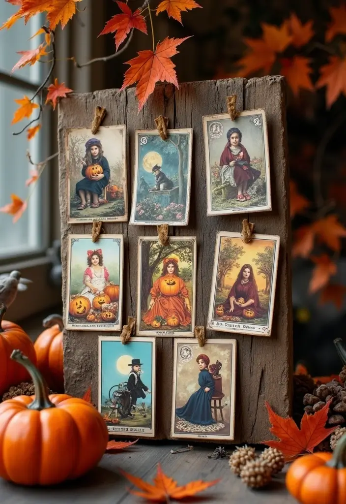 13 Vintage Halloween Decorations That Will Haunt Your Guests in the Best Way! - 8. Classic Halloween Postcards