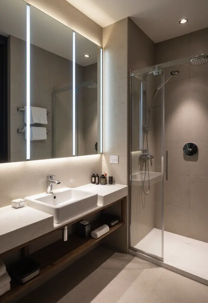 15 Stunning Guest Bathroom Ideas That Will Make Your Visitors Feel Like Royalty! - 10. High-tech Features