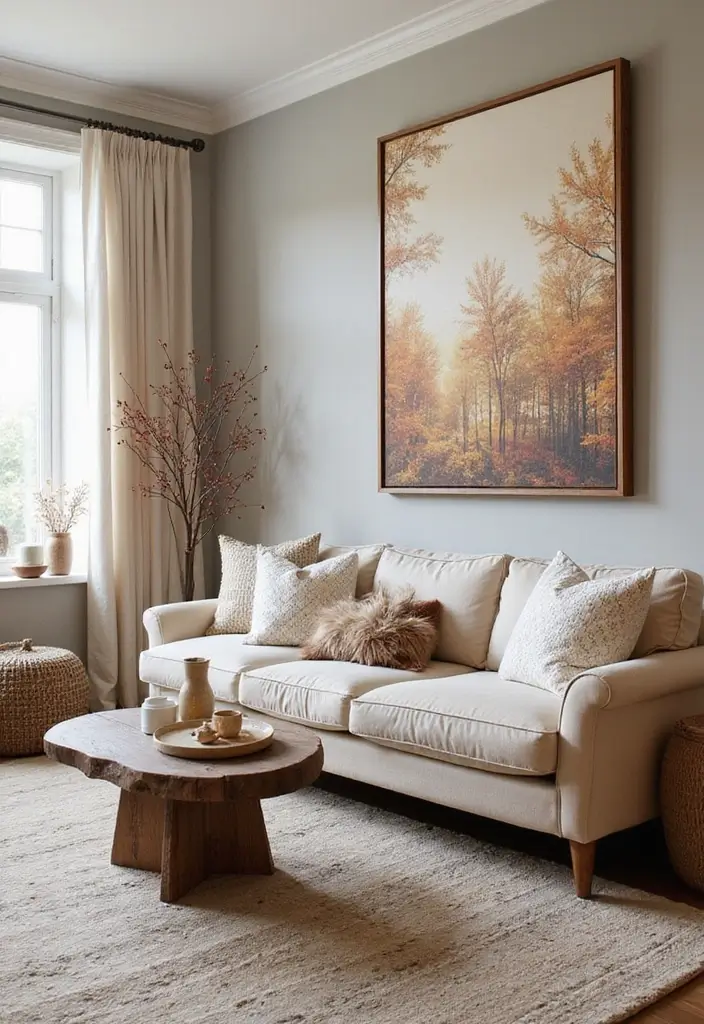 19 Bold Accent Wall Ideas That'll Make Your Guests Say 'WOW!' - 19. Seasonal Themes