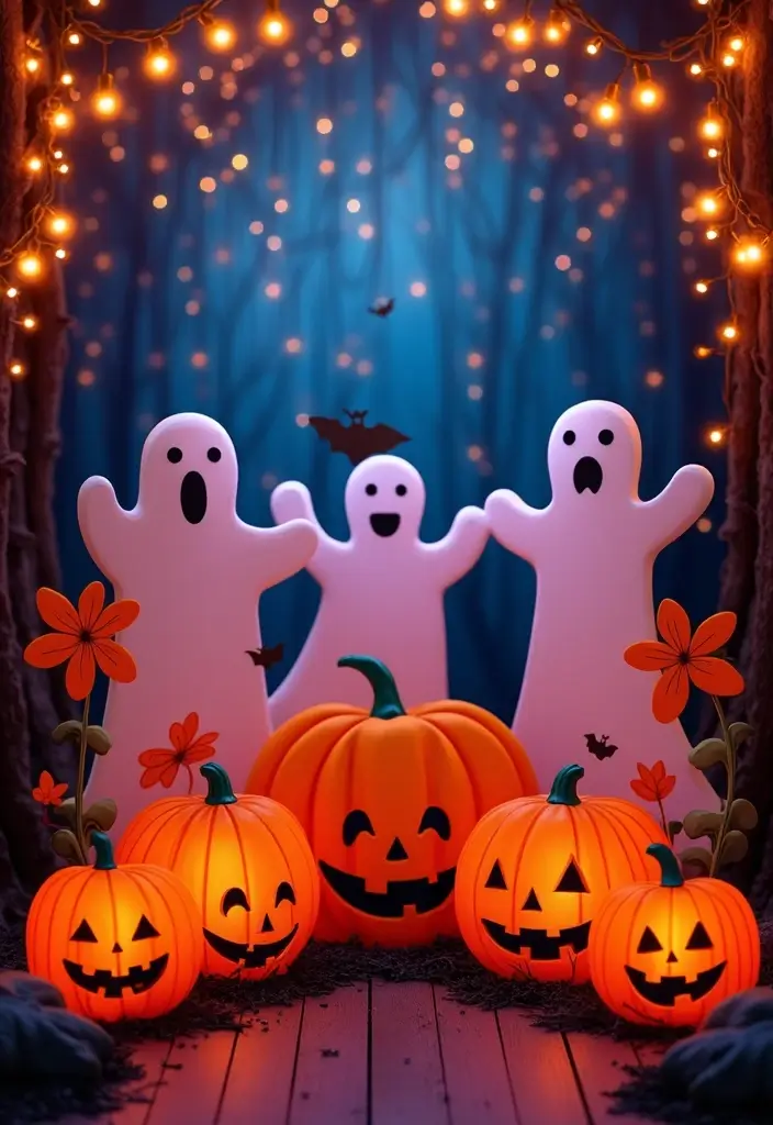 20 Adorable DIY Halloween Decorations That Will Transform Your Room Aesthetic! - 14. Halloween Photo Booth Backdrop