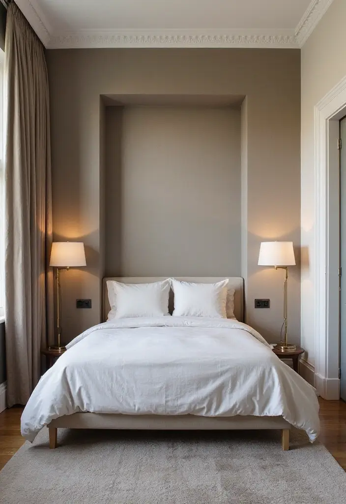 20 Aesthetic Bedroom Ideas for Small Spaces That Will Transform Your Single Bed! - 17. Use of Space-Saving Dividers