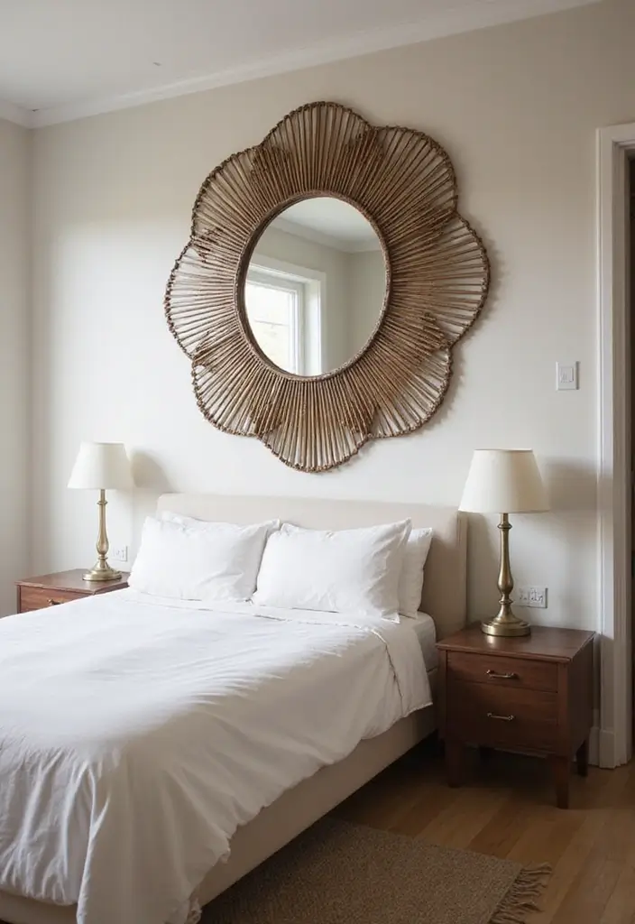 20 Aesthetic Bedroom Ideas for Small Spaces That Will Transform Your Single Bed! - 9. Mirrors to Reflect Light