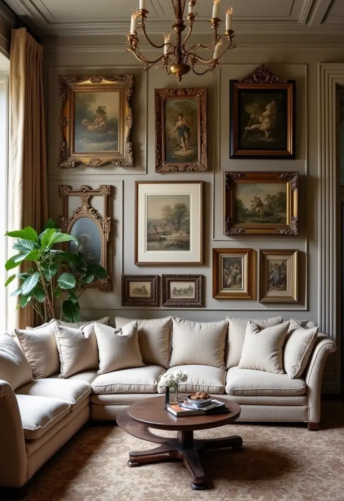 20 Antique Home Decor Ideas That Will Transform Your Space into a Timeless Masterpiece! - 13. Antique Wall Art