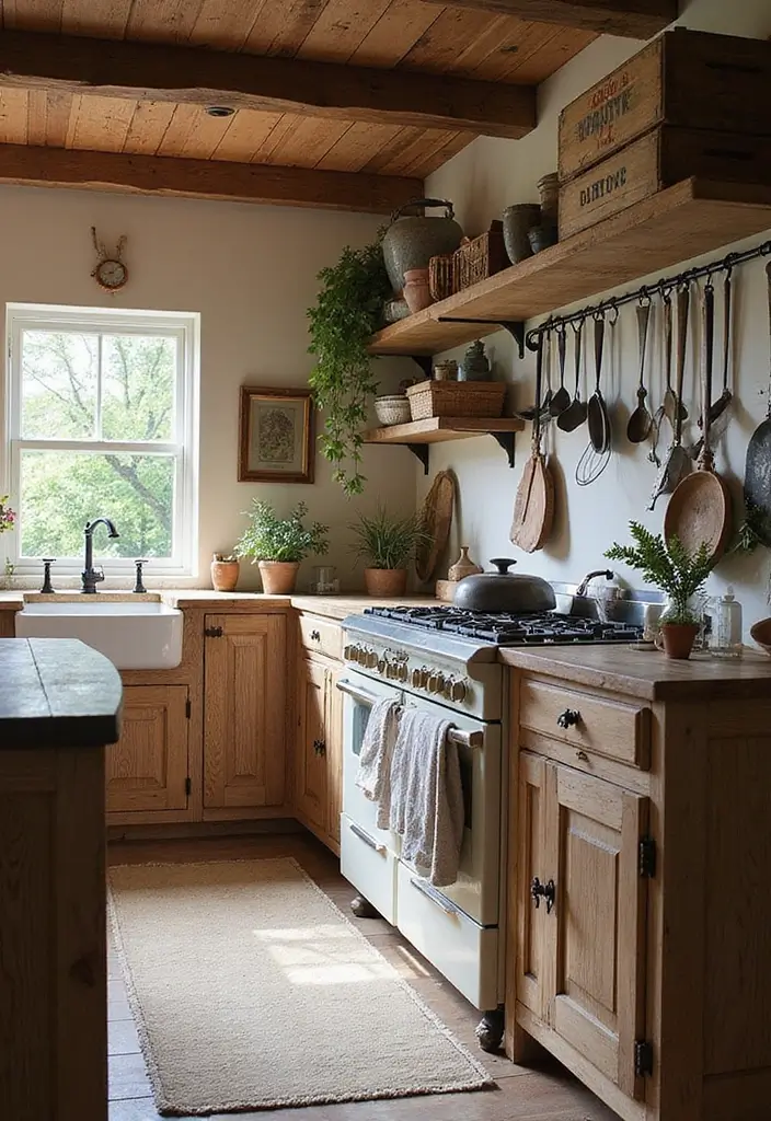 20 Antique Home Decor Ideas That Will Transform Your Space into a Timeless Masterpiece! - 5. Rustic Farmhouse Decor