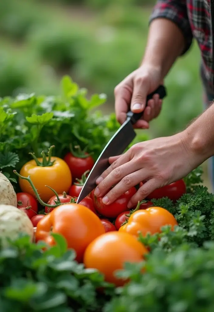 20 Backyard Vegetable Garden Hacks That Will Transform Your Space Into a Green Paradise! - 15. Harvesting Techniques