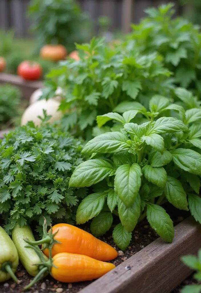 20 Backyard Vegetable Garden Hacks That Will Transform Your Space Into a Green Paradise! - 7. Planting Herbs