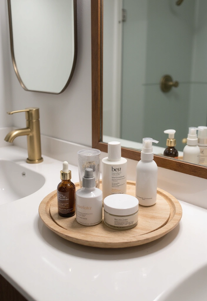 20 Bathroom Countertop Organization Hacks That Will Transform Your Space (You Won't Believe #5!) - 11. Use a Lazy Susan