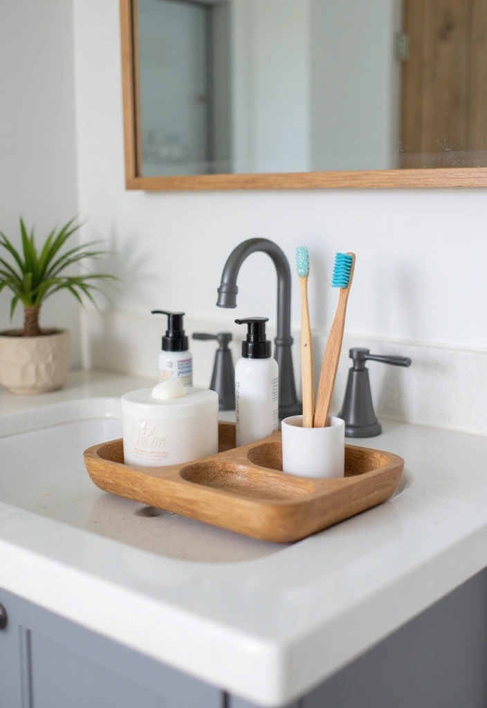 20 Bathroom Countertop Organization Hacks That Will Transform Your Space (You Won't Believe #5!) - 12. Sink-side Caddies