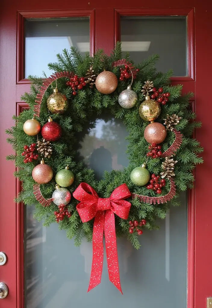 20 DIY Home Christmas Decor Ideas That Won't Break the Bank (You’ll Love #5!) - 11. Colorful Christmas Wreaths