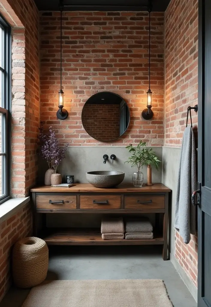 20 Dream Bathroom Designs That Will Make You Wish You Could Move In Right Now! - 15. Industrial Chic