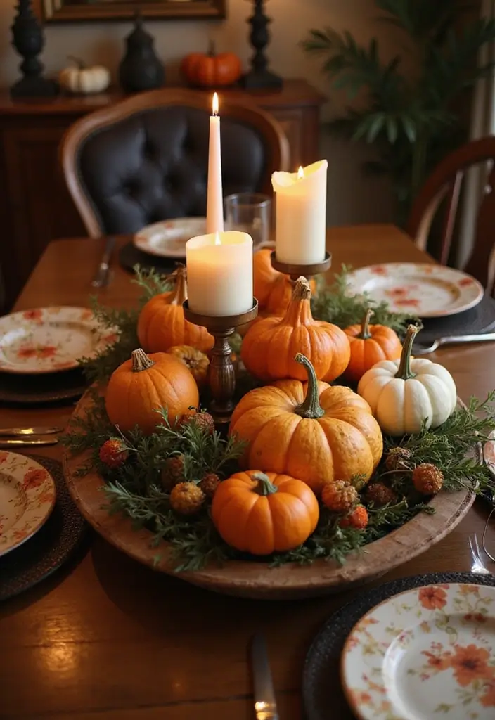 20 Easy Cute DIY Halloween Decorations That Will Wow Your Guests! - 13. DIY Halloween Centerpiece