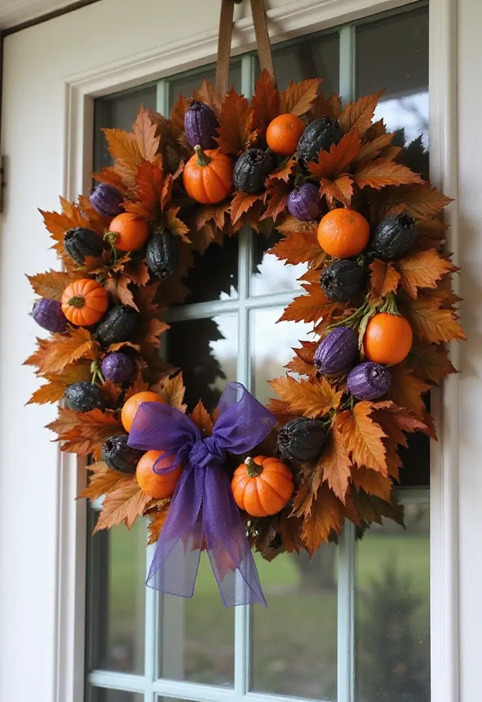 20 Easy Cute DIY Halloween Decorations That Will Wow Your Guests! - 6. Boo-tiful Wreaths