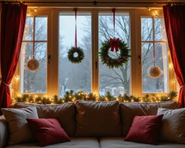 20 Easy and Fun DIY Christmas Decor Ideas on a Budget (Your Windows Will Sparkle!)