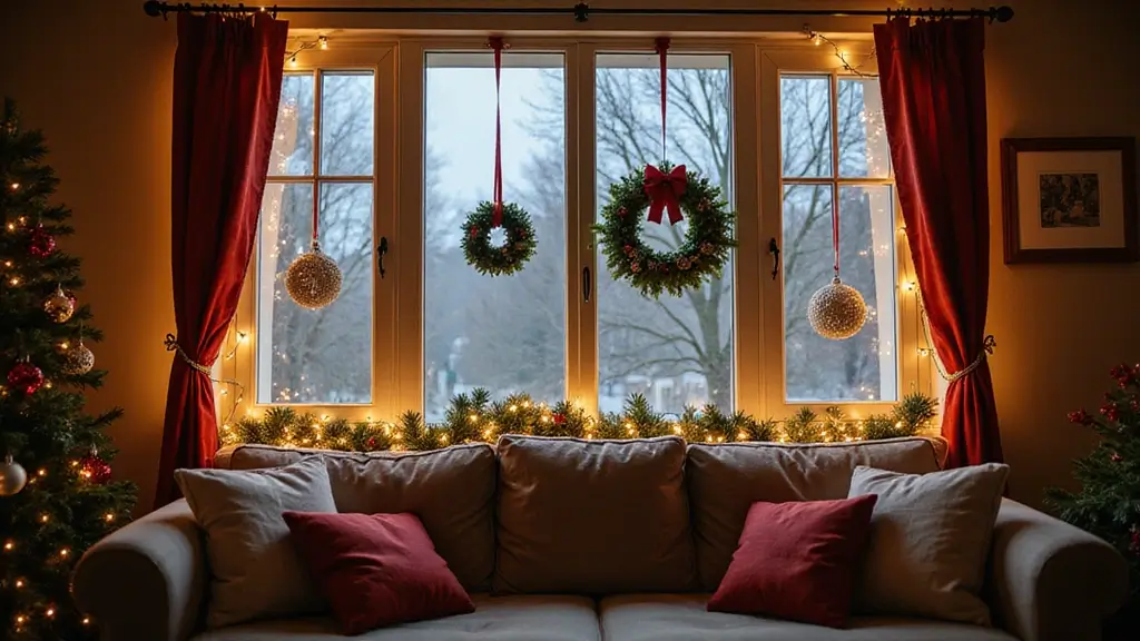 20 Easy and Fun DIY Christmas Decor Ideas on a Budget (Your Windows Will Sparkle!) - Vibe Nest