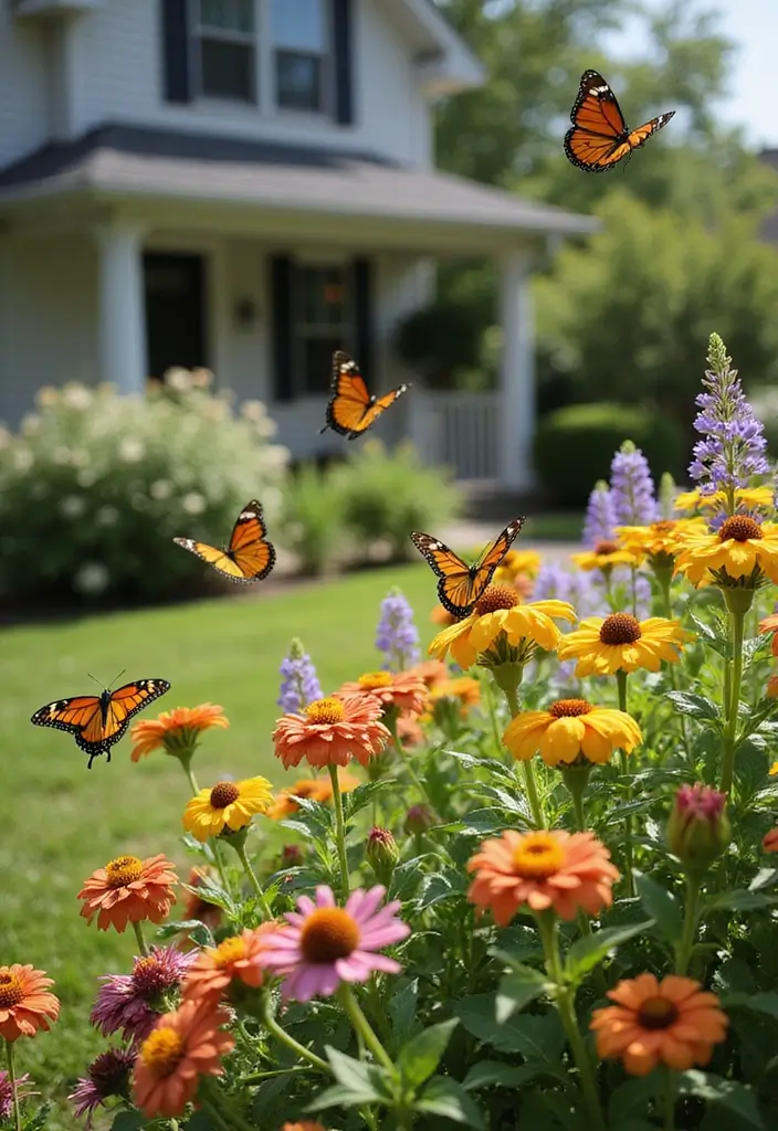 20 Gardening Ideas for Your Front Yard That Will Make Neighbors Green with Envy! - 15. Butterfly Gardens