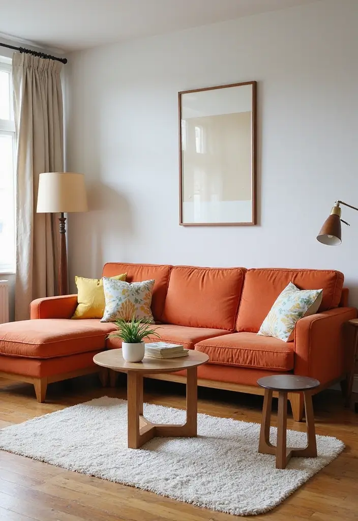 20 Living Room Ideas That’ll Make You Want to Stay Home Forever (Wait Until You See #12!) - 4. Elegant Mid-Century Modern