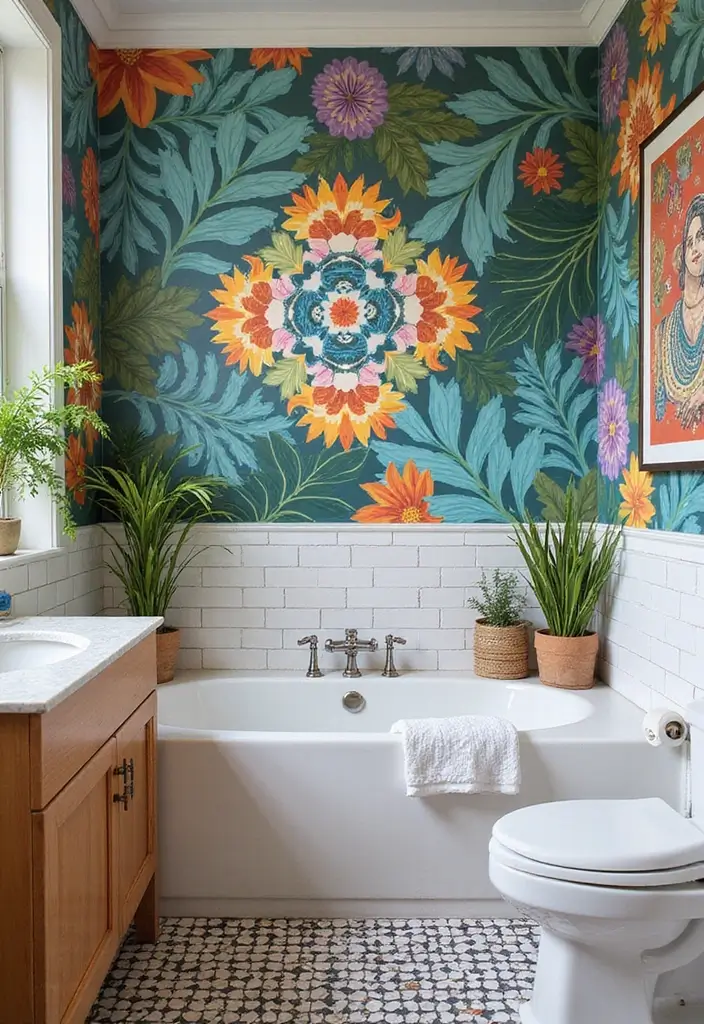 20 Luxury Bathroom Ideas That Will Make You Feel Like Royalty Every Day (Check Out #8!) - 19. Artistic Vision in Bathroom Design