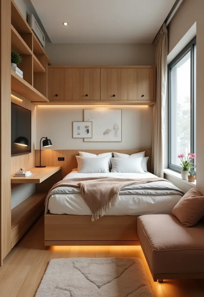 20 Mind-Blowing Bedroom Ideas for Small Rooms That Will Change Your Space Forever! - 1. Multi-Functional Furniture