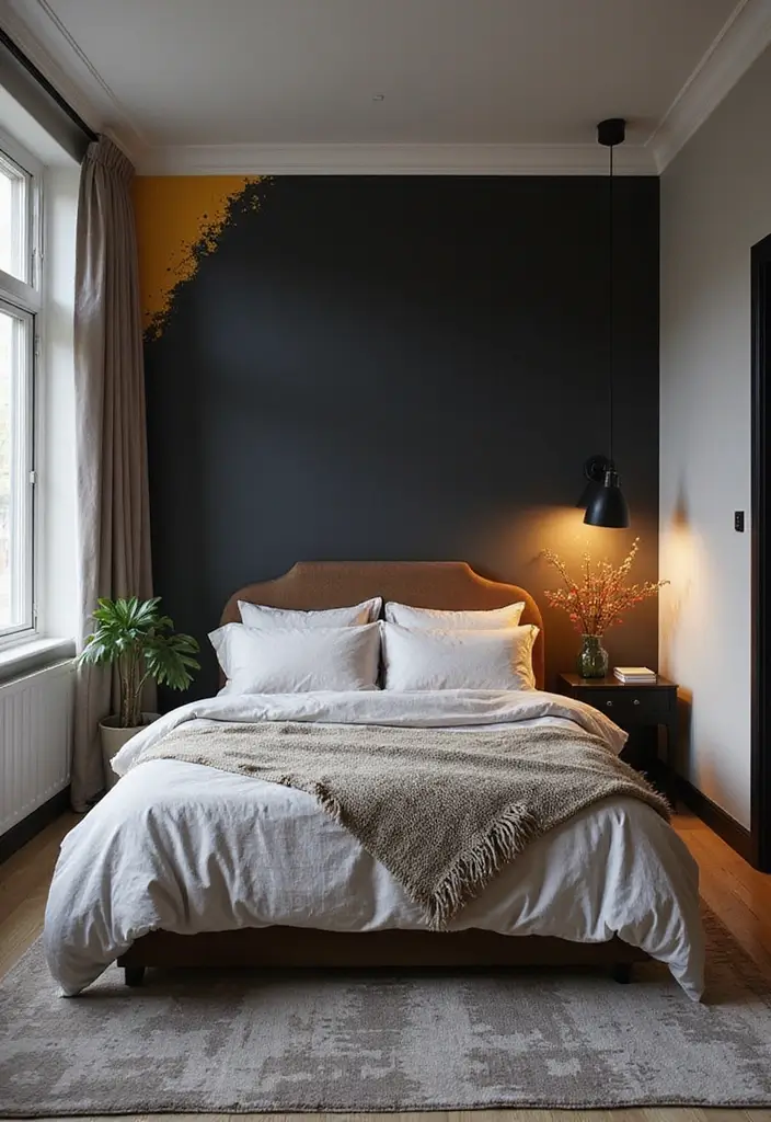 20 Mind-Blowing Bedroom Ideas for Small Rooms That Will Change Your Space Forever! - 12. Bold Accent Walls