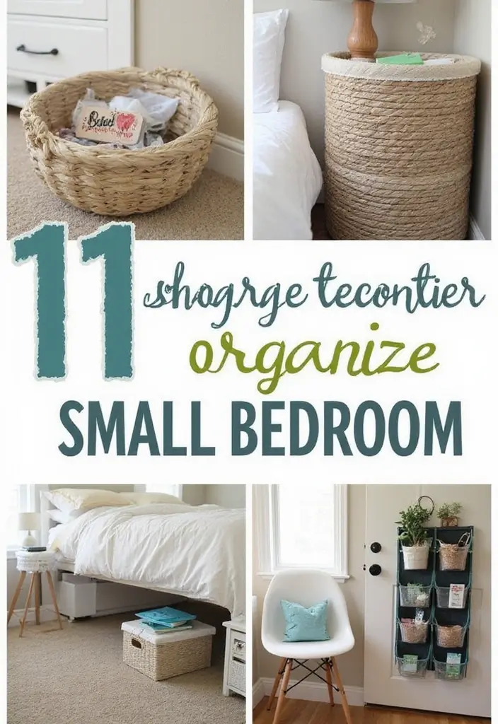 20 Mind-Blowing Bedroom Ideas for Small Rooms That Will Change Your Space Forever! - 4. Smart Storage Solutions