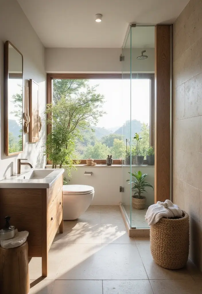 20 Modern Bathroom Design Trends That Will Transform Your Space into a Luxury Oasis! - 15. Eco-Friendly Choices