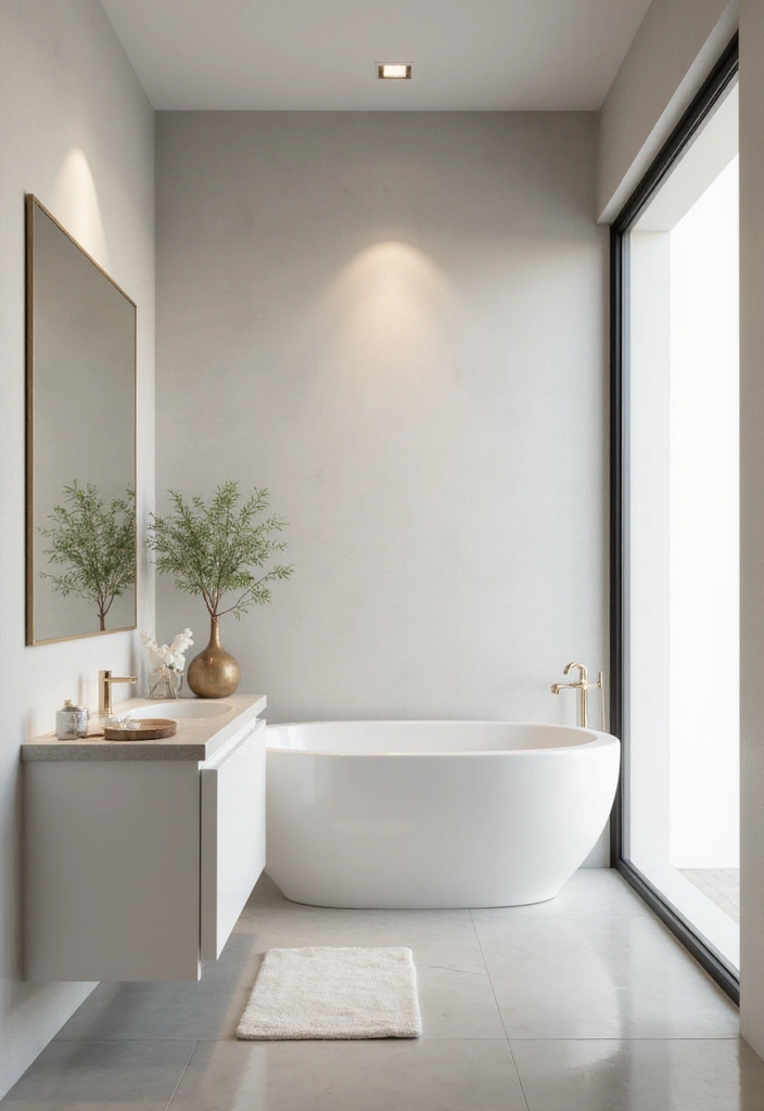 20 Modern Bathroom Design Trends That Will Transform Your Space into a Luxury Oasis! - 5. Minimalist Aesthetics