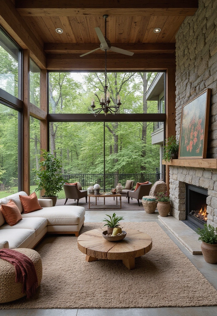 20 Modern Living Room Design Ideas for 2025 That Will Leave You Speechless! - 11. Outdoor-Inspired Decor