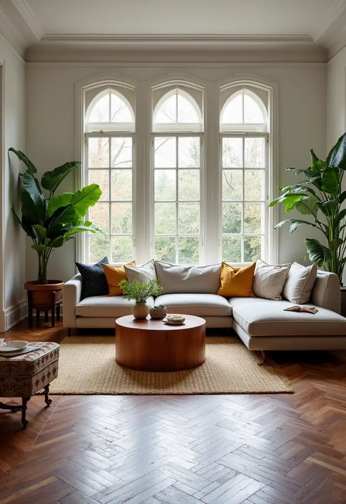 20 Modern Living Room Design Ideas for 2025 That Will Leave You Speechless! - 19. Bold Flooring Choices