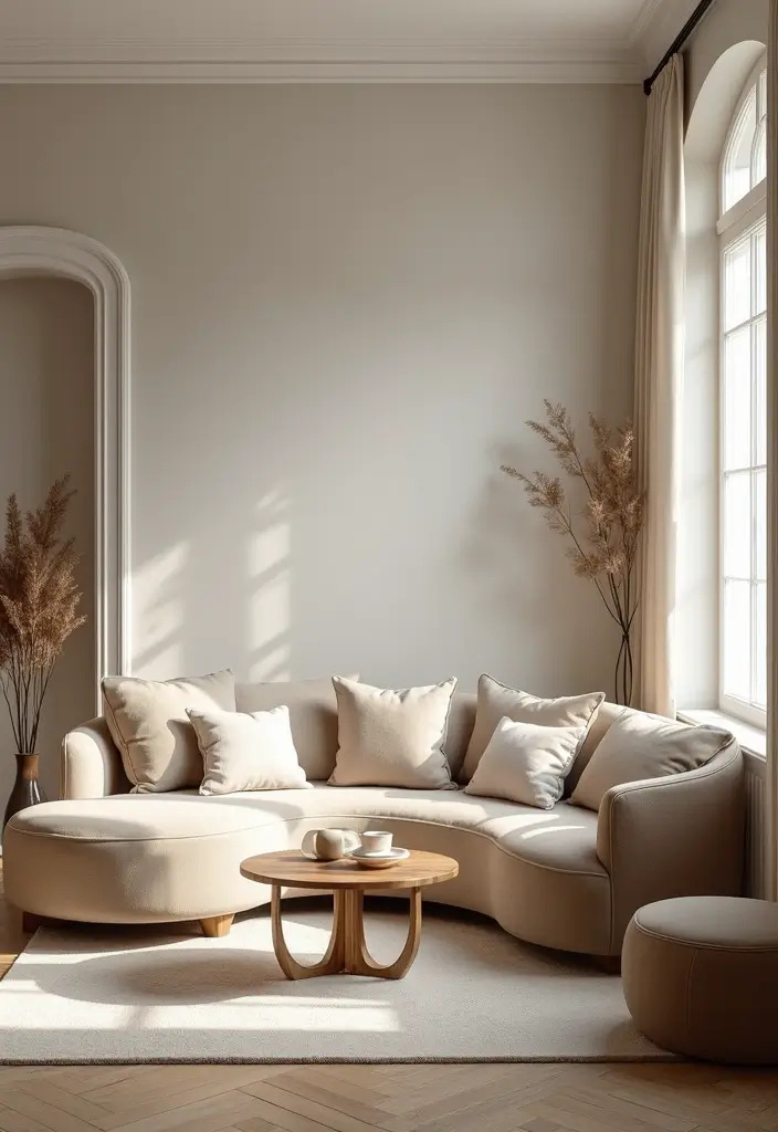 20 Modern Living Room Design Ideas for 2025 That Will Leave You Speechless! - 8. Curved Furniture