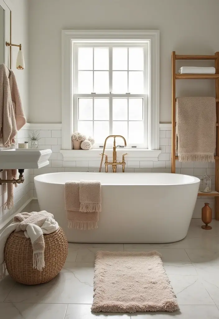 20 Stunning Bathroom Remodels on a Budget That Will Blow Your Mind! - 10. Luxurious Textiles