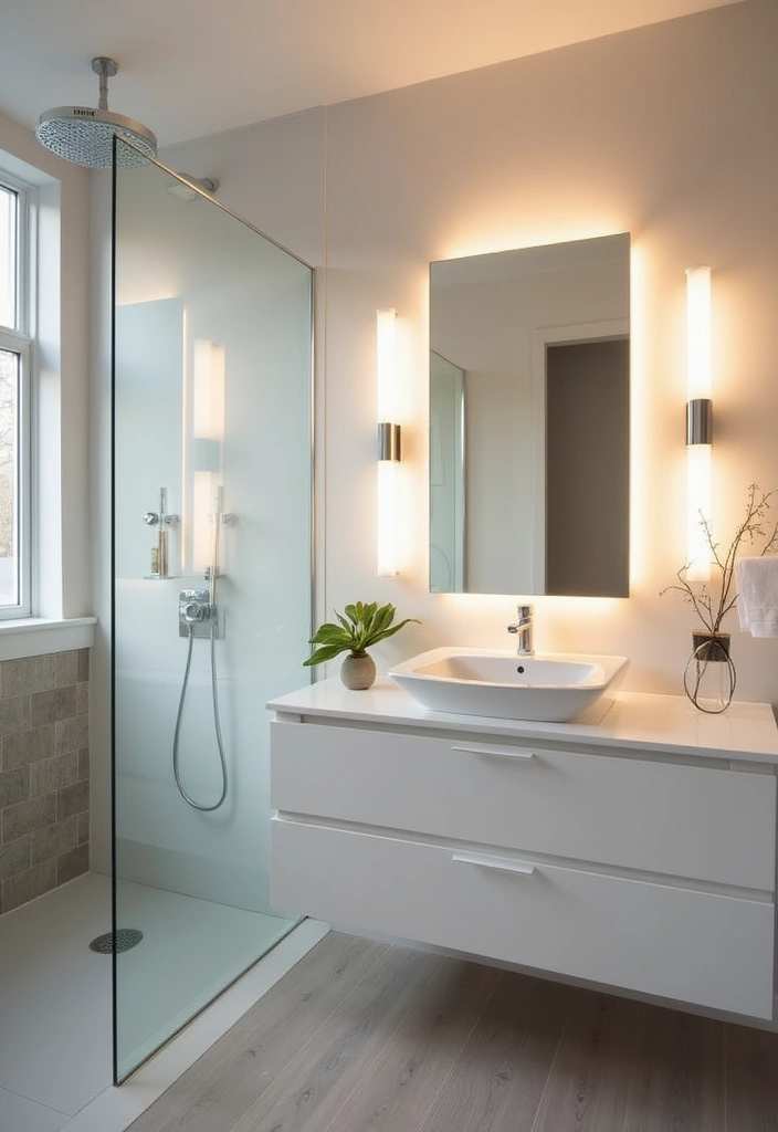 20 Stunning Bathroom Remodels on a Budget That Will Blow Your Mind! - 3. Budget-Friendly Lighting Fixtures