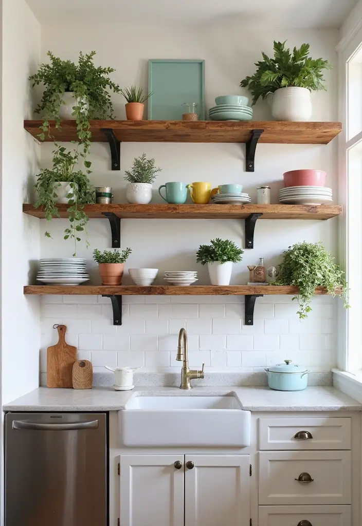 20 Stunning Kitchen Remodel Ideas on a Budget (You Won't Believe #5!) - 2. Install Open Shelving