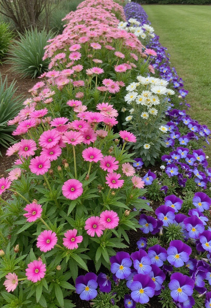 20 Stunning Low Maintenance Flower Beds to Transform Your Front Yard (You Won't Believe #4!) - 19. Artistic Arrangements