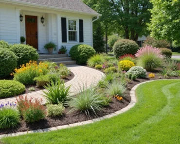 20 Stunning Low Maintenance Flower Beds to Transform Your Front Yard (You Won’t Believe #4!)